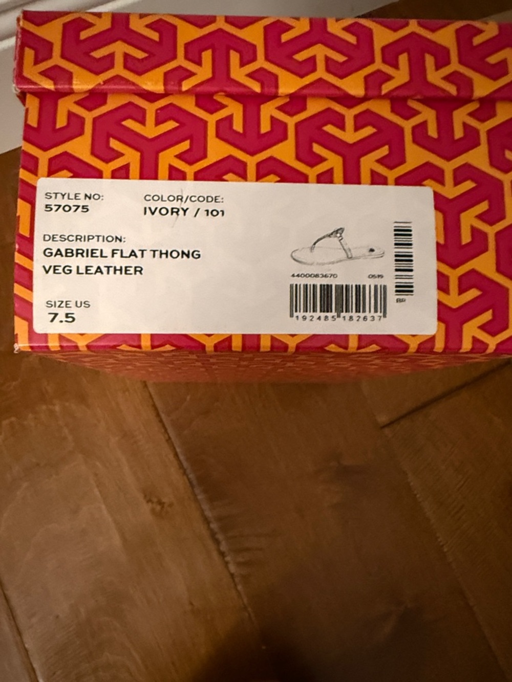 Tory Burch Gabriel Flat Thong - Picture 3 of 3
